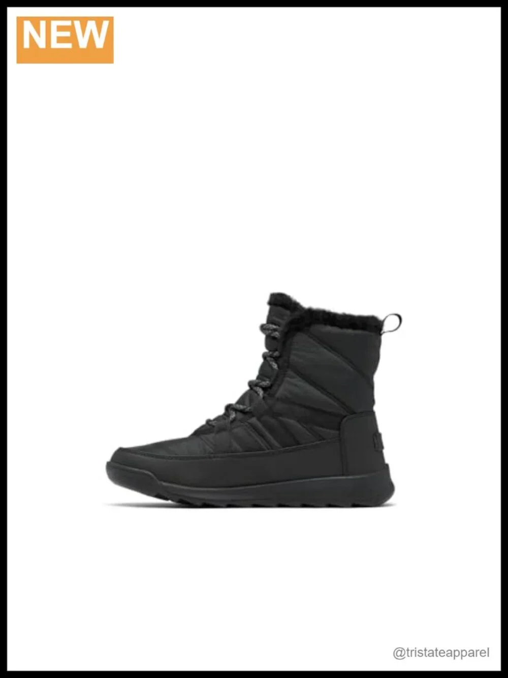 Waterproof Lace Up Snow Boots for Women Faux Fur Calf High Winter Shoes